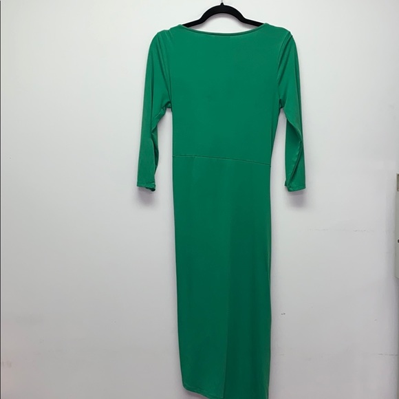 ✳️NY&C ✳️ Green Side twist Dress - Picture 2 of 2